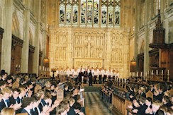 School assembly performance, Cheltenham College