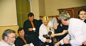 Interval tea, Penzance