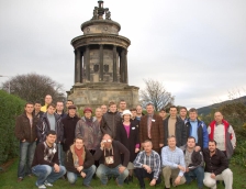 Edinburgh, with tour coordinator Margarete Rolle